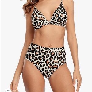 Leopard print bikini